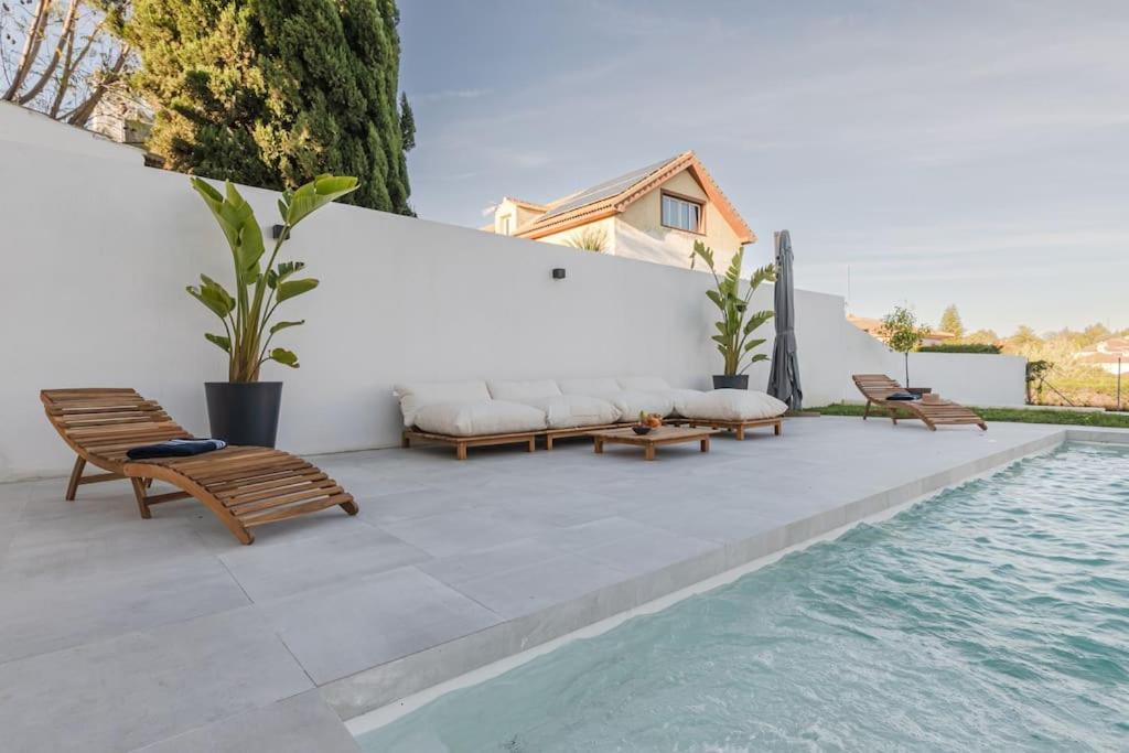 Villa Con Piscina Privada Gelves Εξωτερικό φωτογραφία